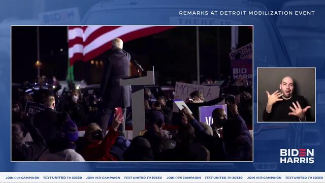 Joe Biden, President Barack Obama, & Stevie Wonder Speak LIVE in Detroit, Michigan
