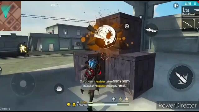 FIRST VIDEO ON DAILYMOTION OP HEADSHOT FREE FIRE || FEISTY GAMERS