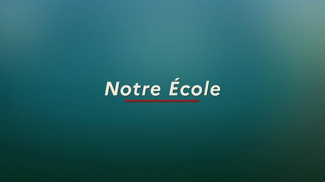 1er_Degré_-_École