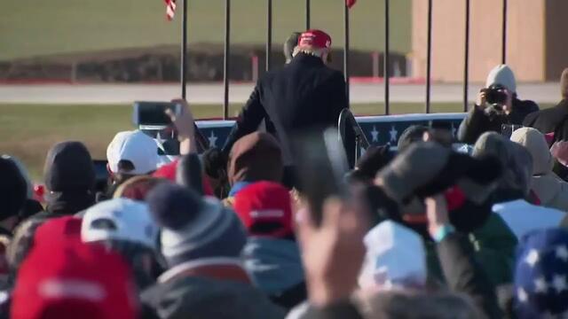 WATCH LIVE: President Trump campaigning in Iowa