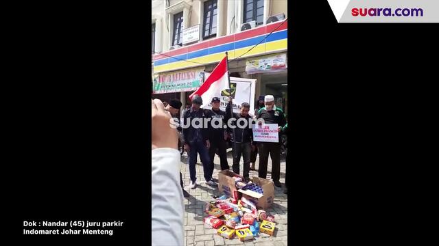 Aksi Massa GPI Memprotes Presiden Prancis  Emmanuel Macron