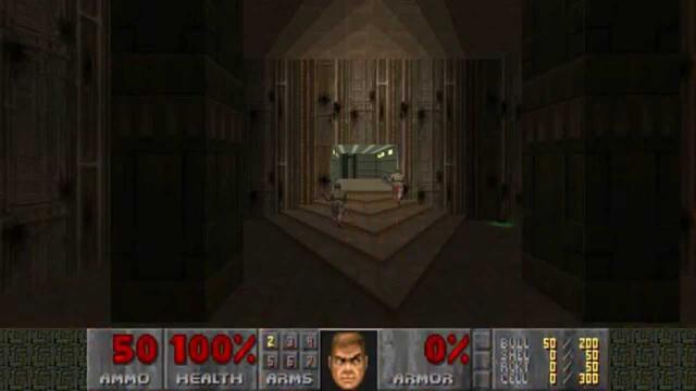 Doom II - Hell on Earth 1994 -  Map 01 - Entryway - HQ
