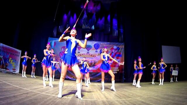 14.07. XXIV Balkan folk fest Mazoretki Miraż -Wronki 1