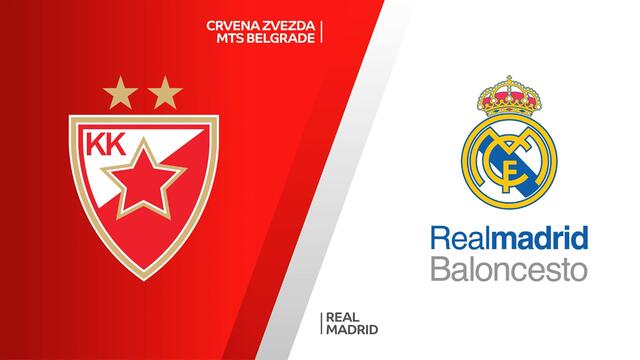 Crvena Zvezda mts Belgrade - Real Madrid Highlights | Turkish Airlines EuroLeague, RS Round 8
