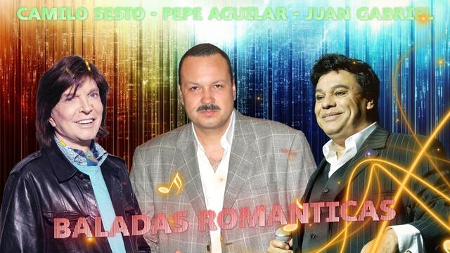 CAMILO SESTO, PEPE AGUILAR Y JUAN GABRIEL SUS GRANDES ÉXITOS BALADAS ROMÁNTICAS INOLVIDABLES DE 90S