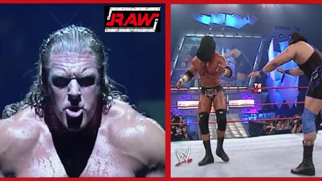 WWE Triple H vs D-Lo Brown (Blindfold Match) Raw 07.10.2002
