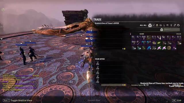 ESO - Vet Sunspire Trial Carry Run for Loot and Skin