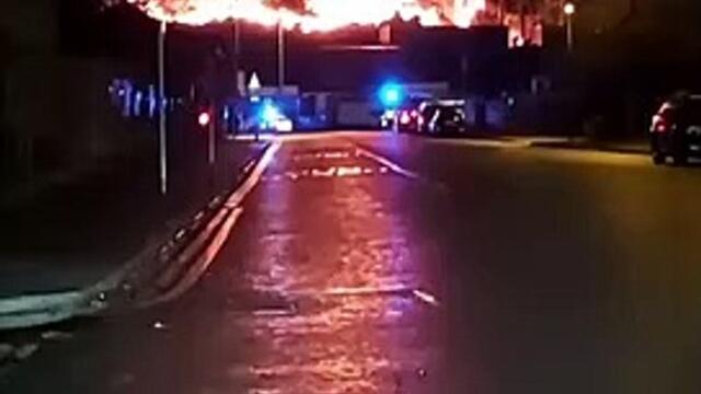 Fire on Upper Castle Street, Bradford