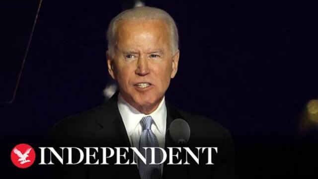 Live: President-elect Joe Biden gives speech on rebuilding the economy