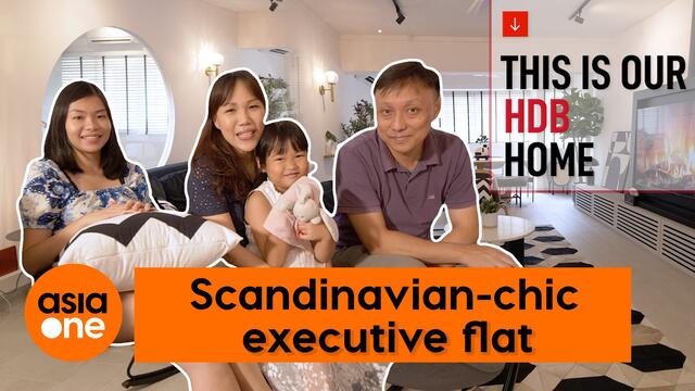 This is Our HDB Home: Scandinavian-chic 3-Generation Executive Flat