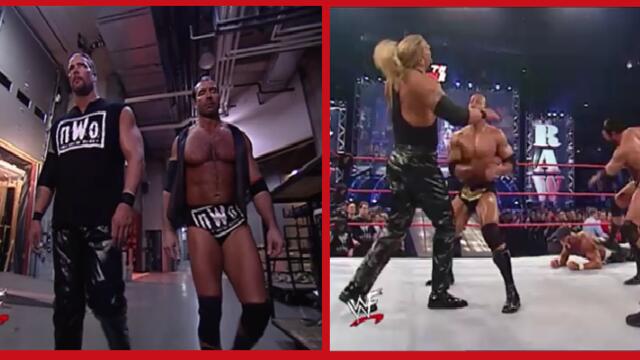 WWF Hulk Hogan & The Rock vs Kevin Nash & Scott Hall