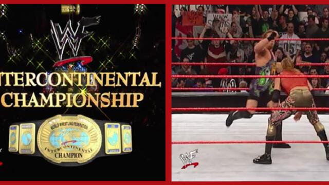 Rob Van Dam vs Christian to retain the WWF Intercontinental Championship