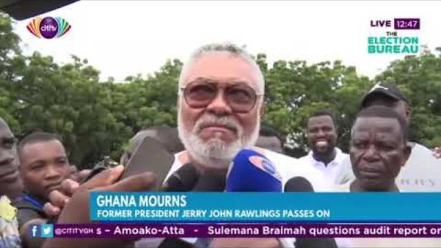 Ghana Mourns: Former President Jerry John Rawlings passes on