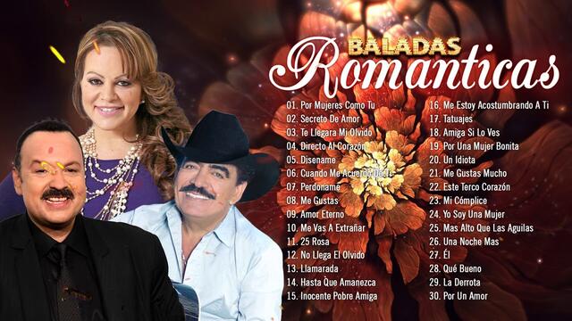 JOAN SEBASTIAN, JENNI RIVERA,PEPE AGUILAR SUS GRANDES ÉXITOS ROMÁNTICAS Y RANCHERAS INOLVIDABLES 90S