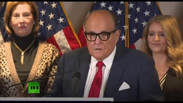 Donald J. Trump for President Inc hosts a press conference with Rudy Giuliani and Jenna Ellis