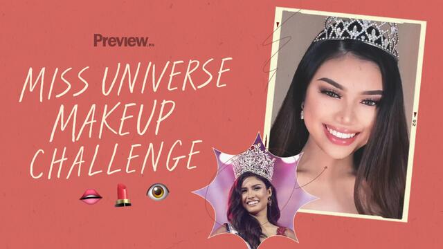 How This Pinay Recreated Rabiya Mateo's Winning Miss Universe Philippines Makeup Look | Preview Challenge