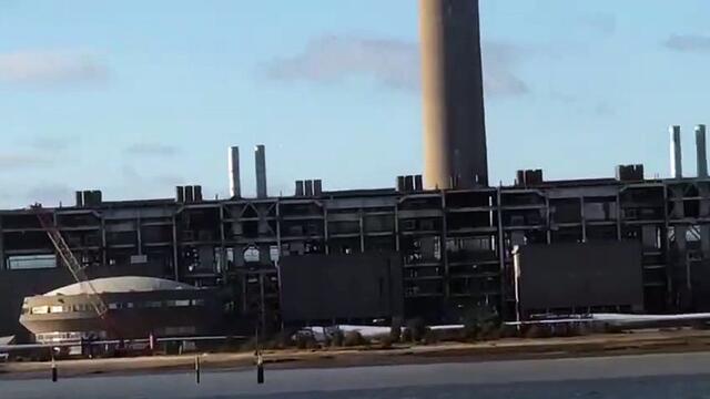 WATCH:Demolition at Fawley Power Station on 19 November 2020