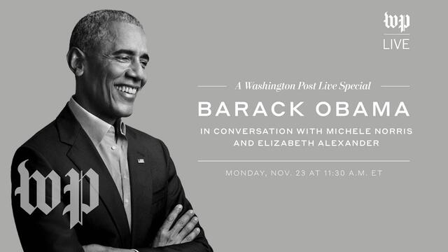 Former president Barack Obama talks about his new memoir | Washington Post Live (11/23)