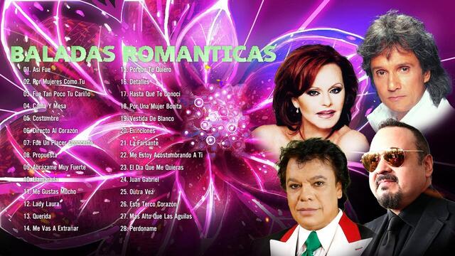 JUAN GABRIEL, ROCIO DURCAL, ROBERTO CARLOS Y PEPE AGUILAR TODOS SUS 30 ÉXITOS BALADAS INOLVIDABLES