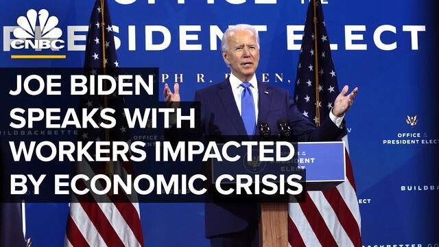 President-elect Biden speaks with workers and small business owners — 12/2/2020