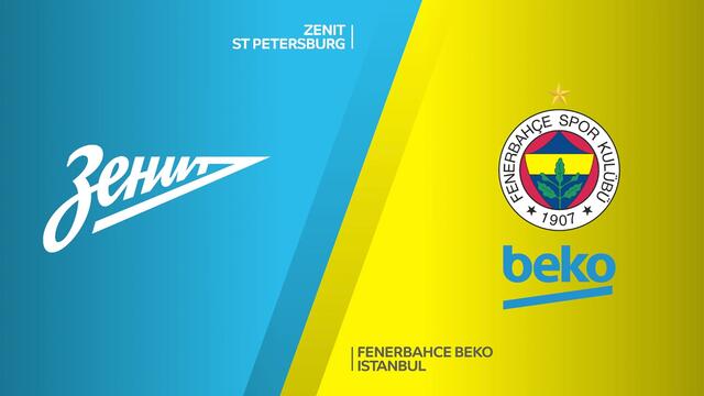 Zenit St Petersburg - Fenerbahce Beko Istanbul Highlights | Turkish Airlines EuroLeague, RS Round 12