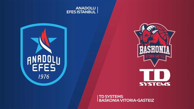 Anadolu Efes Istanbul - TD Systems Baskonia Vitoria-Gasteiz Highlights | EuroLeague, RS Round 12