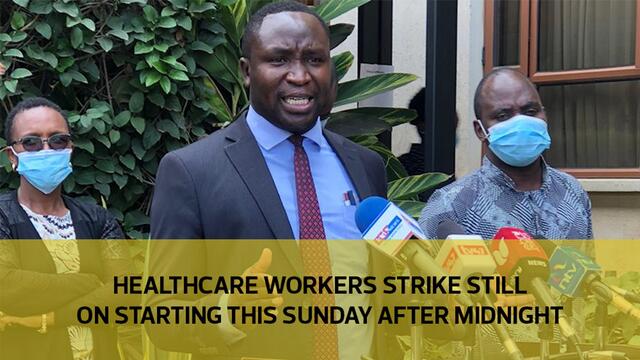 Healthcare workers strike still on starting this Sunday after midnight