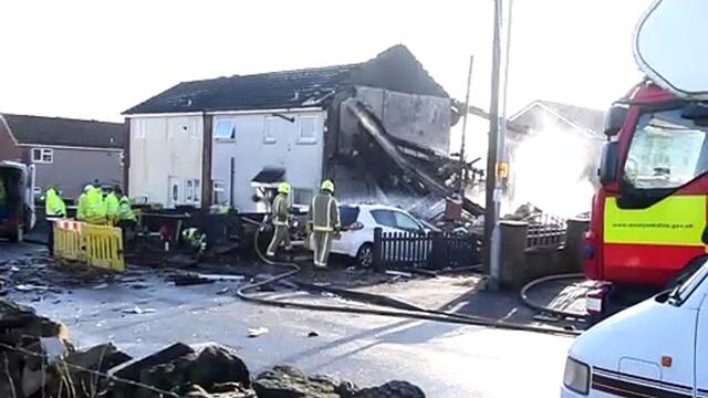 Explosion at a home in Illingworth, near Halifax