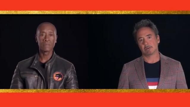 Robert Downey Jr and DonCheadle's tribute to Chadwick Boseman Black Panther