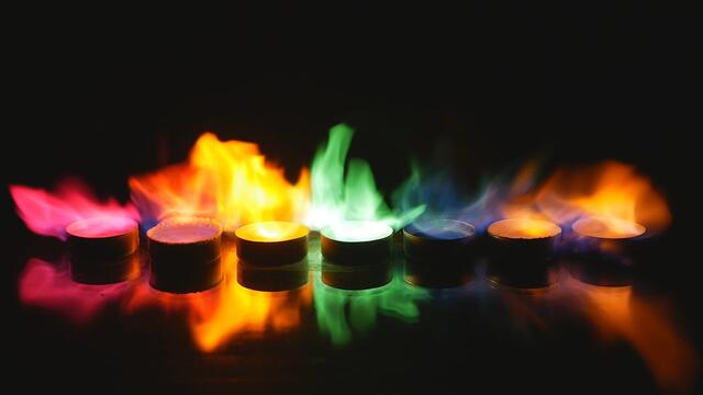 DIY Rainbow Colored Flames Experiments