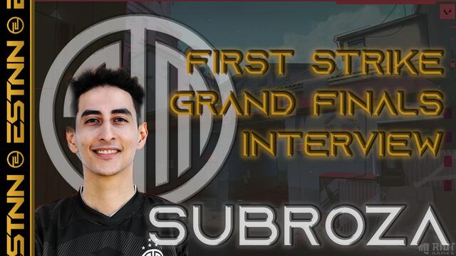 TSM Subroza | Exclusive Valorant First Strike Interview