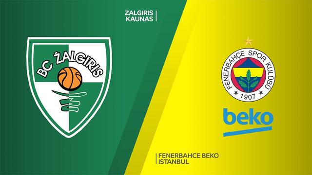 Zalgiris Kaunas - Fenerbahce Beko Istanbul Highlights | Turkish Airlines EuroLeague, RS Round 15