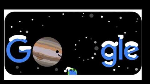Great Conjunction | Jupiter and Saturn 2020 | Google Doodle Winter Solstice 2020 Northern Hemisphere