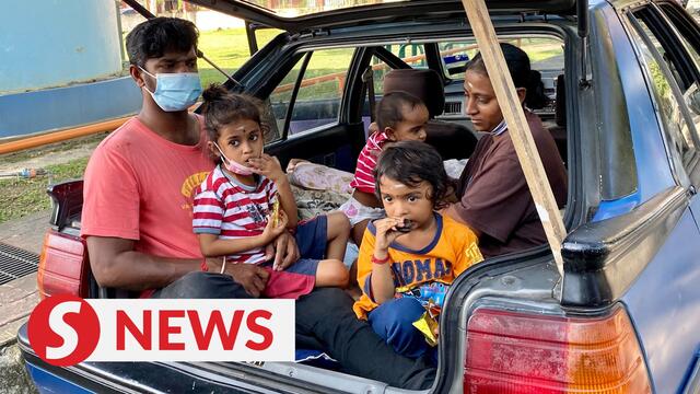 Penang family lives in a car after fire destroyed their home in April