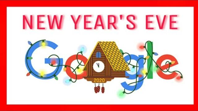 Google celebrates the end of 2020 with a Doodle for New Year's Eve