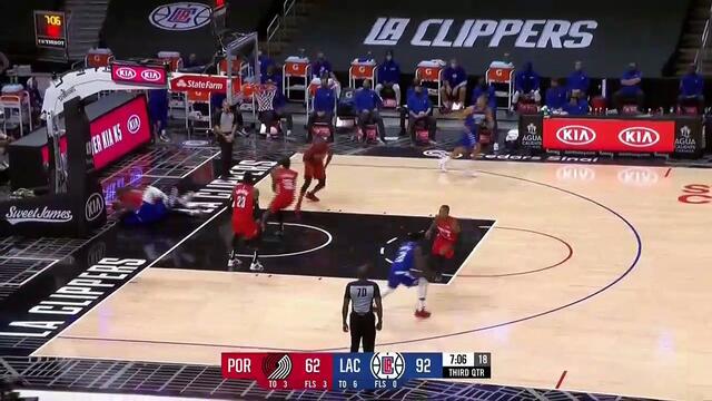 Nurkić blokada v Ibaka