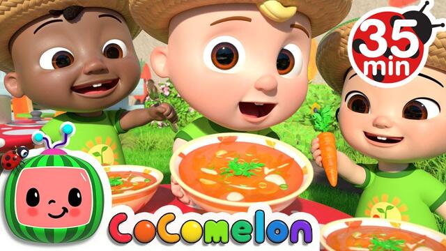 Cooking With Vegetables Song + More Nursery Rhymes & Kids Songs - CoComelon