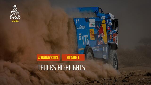 #DAKAR2021 - Stage 1 - Jeddah / Bisha - Truck Highlights