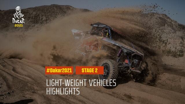 #DAKAR2021 - Stage 2 - Bisha / Wadi Ad-Dawasir - Light Weight Vehicle Highlights