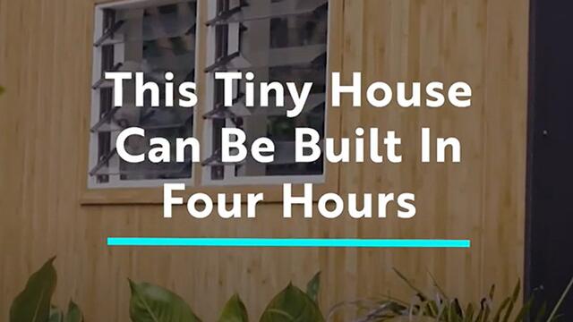 This Tiny House Can Be Built In Four Hours