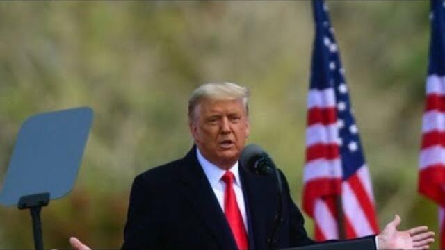 President Trump addresses supporters gathered in Washington, D.C.