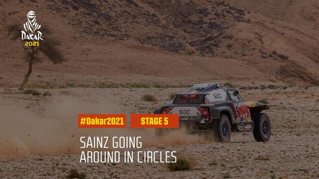 #DAKAR2021 - Étape 5 / Stage 5 - Sainz going around in circles