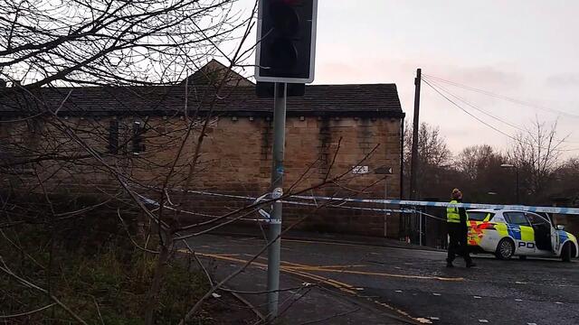 Police cordon in Kirkstall