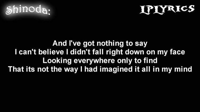 Linkin Park - Somewhere I Belong [Lyrics on screen] HD