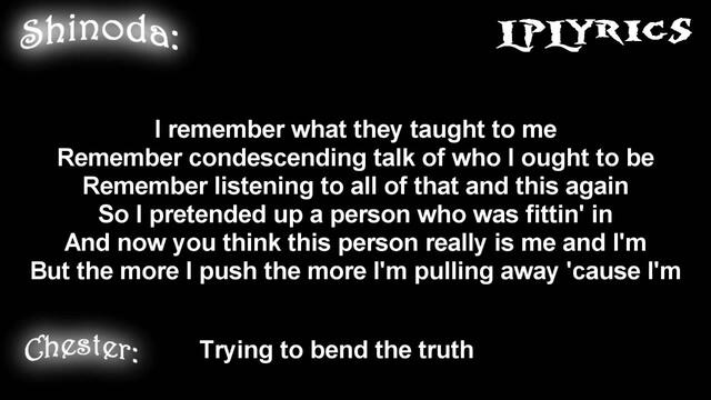 Linkin Park - Lying From You [Lyrics on sreen] HD