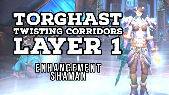 Twisting Corridors Layer 1 - Torghast - Solo Enhancement Shaman Full Run Gameplay