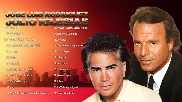 JULIO IGLESIAS Y JOSE LUIS RODRIGUEZ MIX 40 GRANDES EXITOS RECUERDO DEL AYER (40 EXITOS DE ORO)