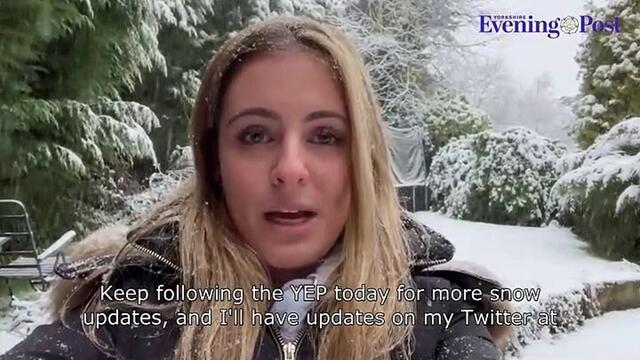 Snow In Leeds 14th January