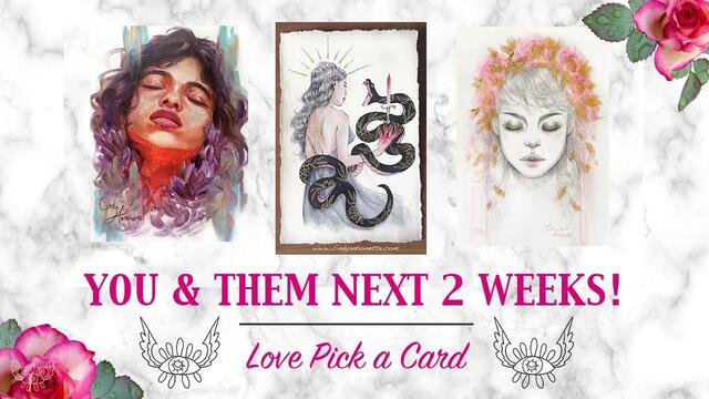 💘YOU & THEM THE NEXT 2 WEEKS!💘 (pick a card+art)