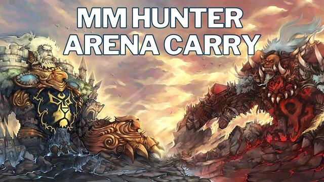 MM Hunter Arena Carry 2v2 WoW SL | Shadow Priest & WW Monk | World of Warcraft